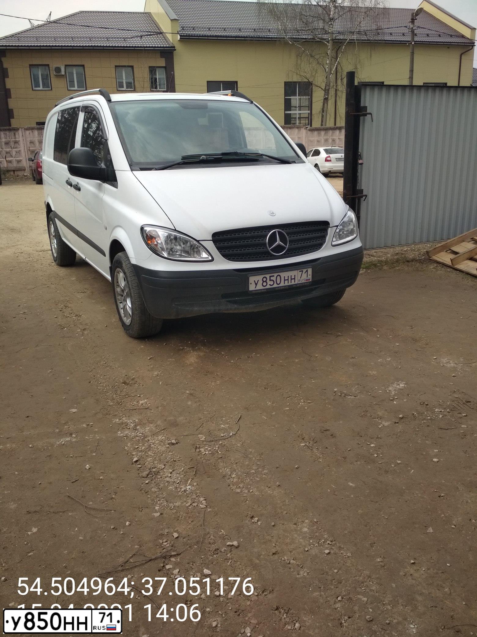 Фото автомобиля MERCEDES-BENZ VITO, 2007 — госномер У113ОС180