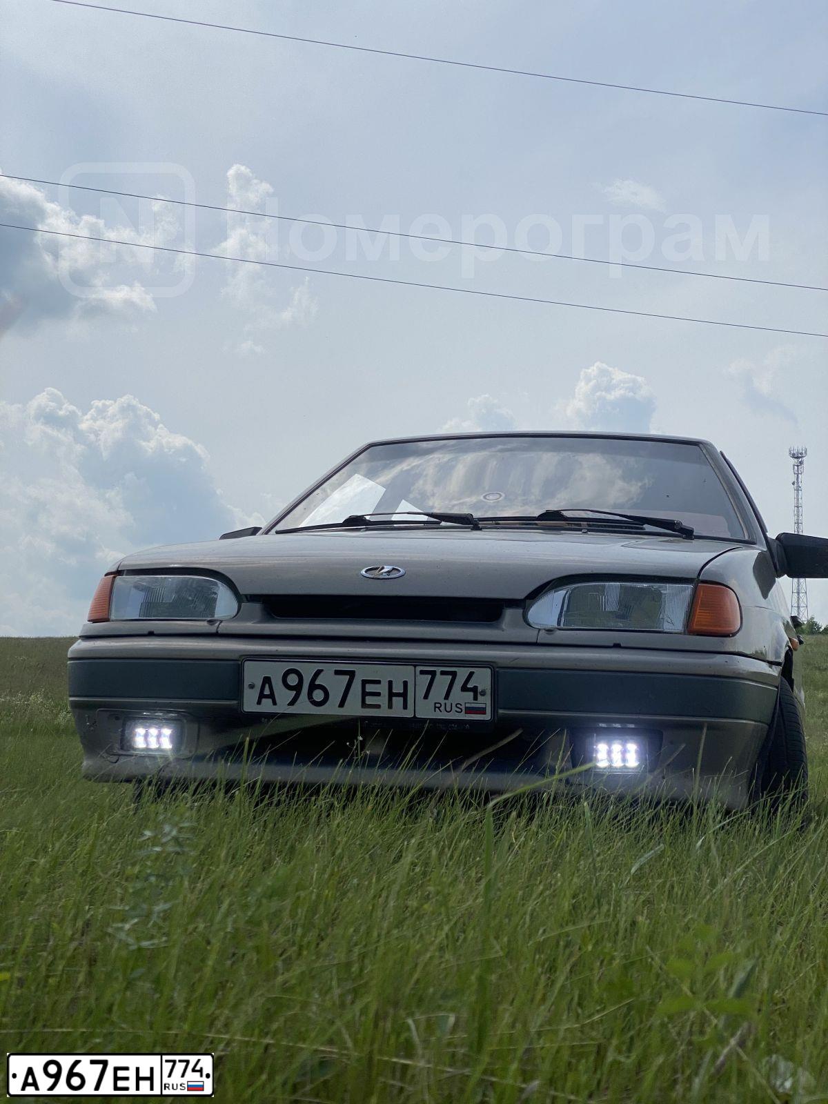 Фото автомобиля LADA 2115 SAMARA, 2007 — госномер А967ЕН774. Цвет: СЕРО-БЕЖЕВЫЙ