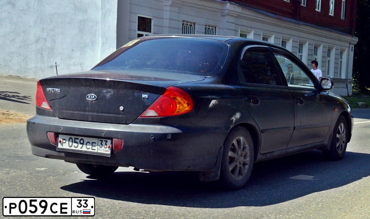Фото автомобиля KIA SPECTRA, 2006 — госномер А383ХК33