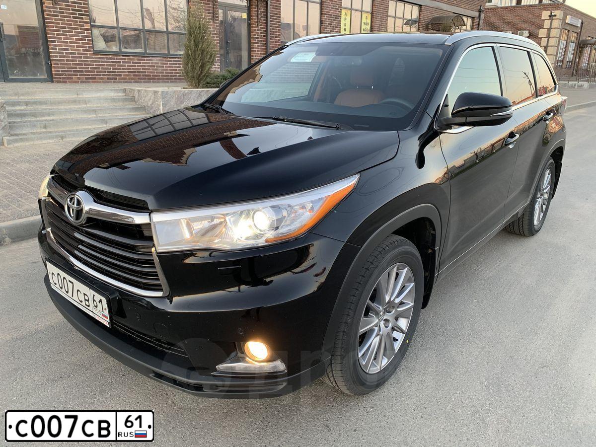 Фото автомобиля TOYOTA HIGHLANDER, 2014 — госномер С007ВС61. Цвет: ЧЕРНЫЙ