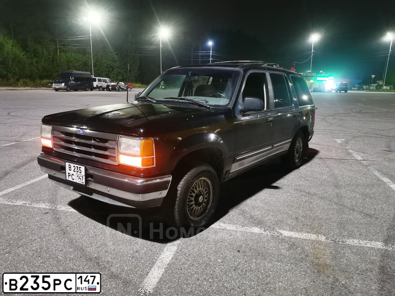 Фото автомобиля ФОРД EXPLORER, 1994 — госномер В235РС147. Цвет: ЧЕРНЫЙ