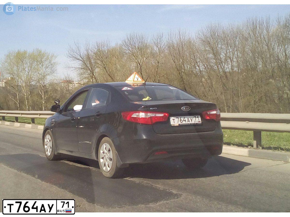 Фото автомобиля KIA RIO, 2012 — госномер О680УА32. Цвет: ЧЕРНЫЙ