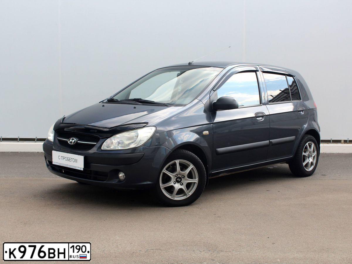 Фото автомобиля HYUNDAI GETZ, 2009 — госномер О742НР32. Цвет: СЕРЫЙ ТЕМНЫЙ