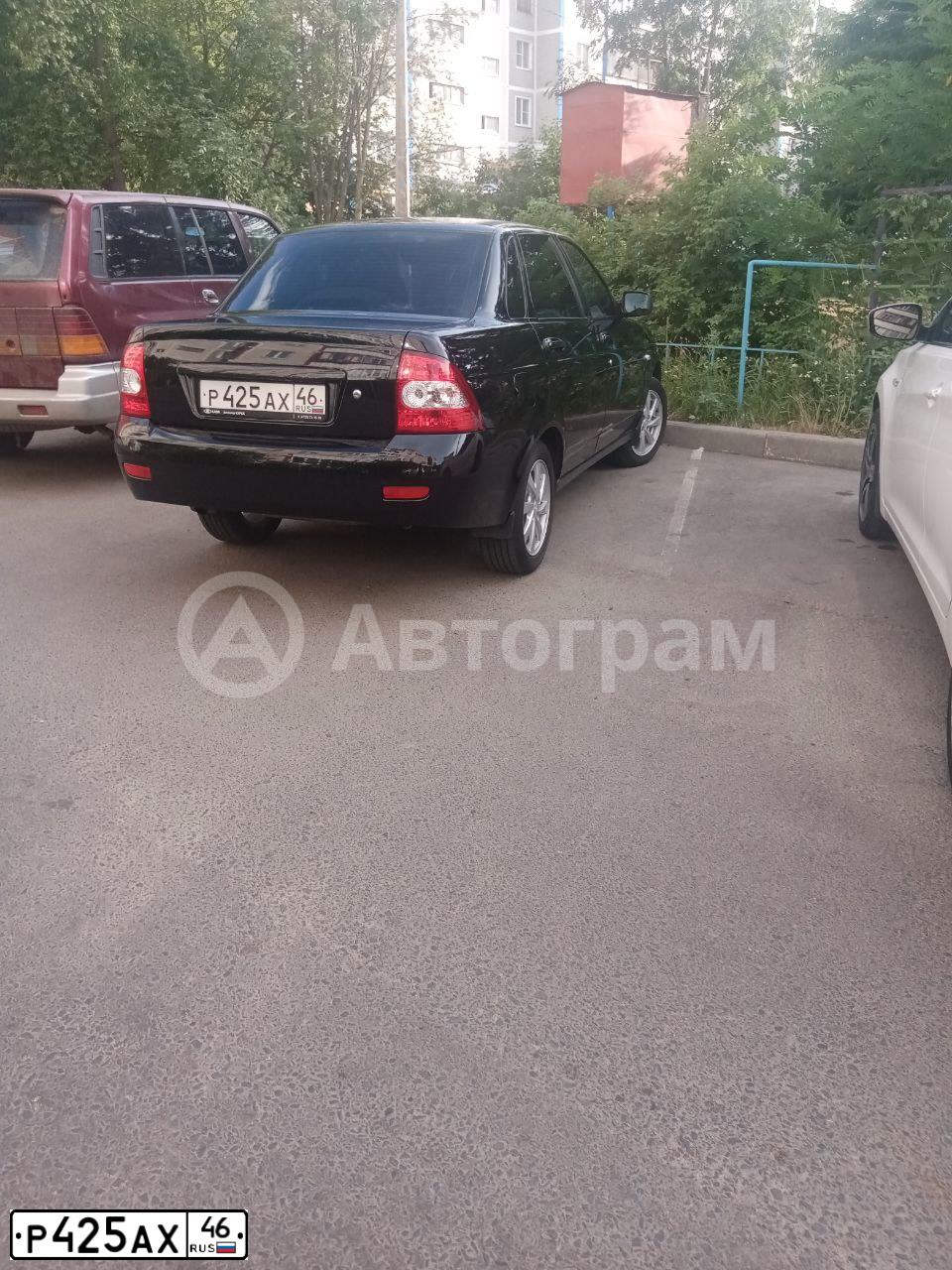 Фото автомобиля LADA PRIORA, 2010 — госномер Х893КВ07. Цвет: Сине-Черный