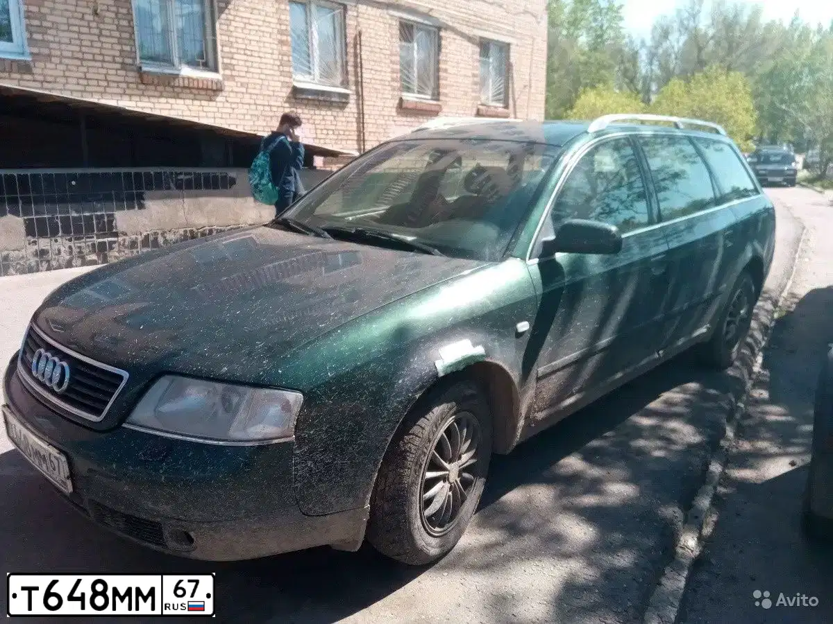 Фото автомобиля AUDI A6, 1999 — госномер В155НН57. Цвет: ЗЕЛЕНЫЙ