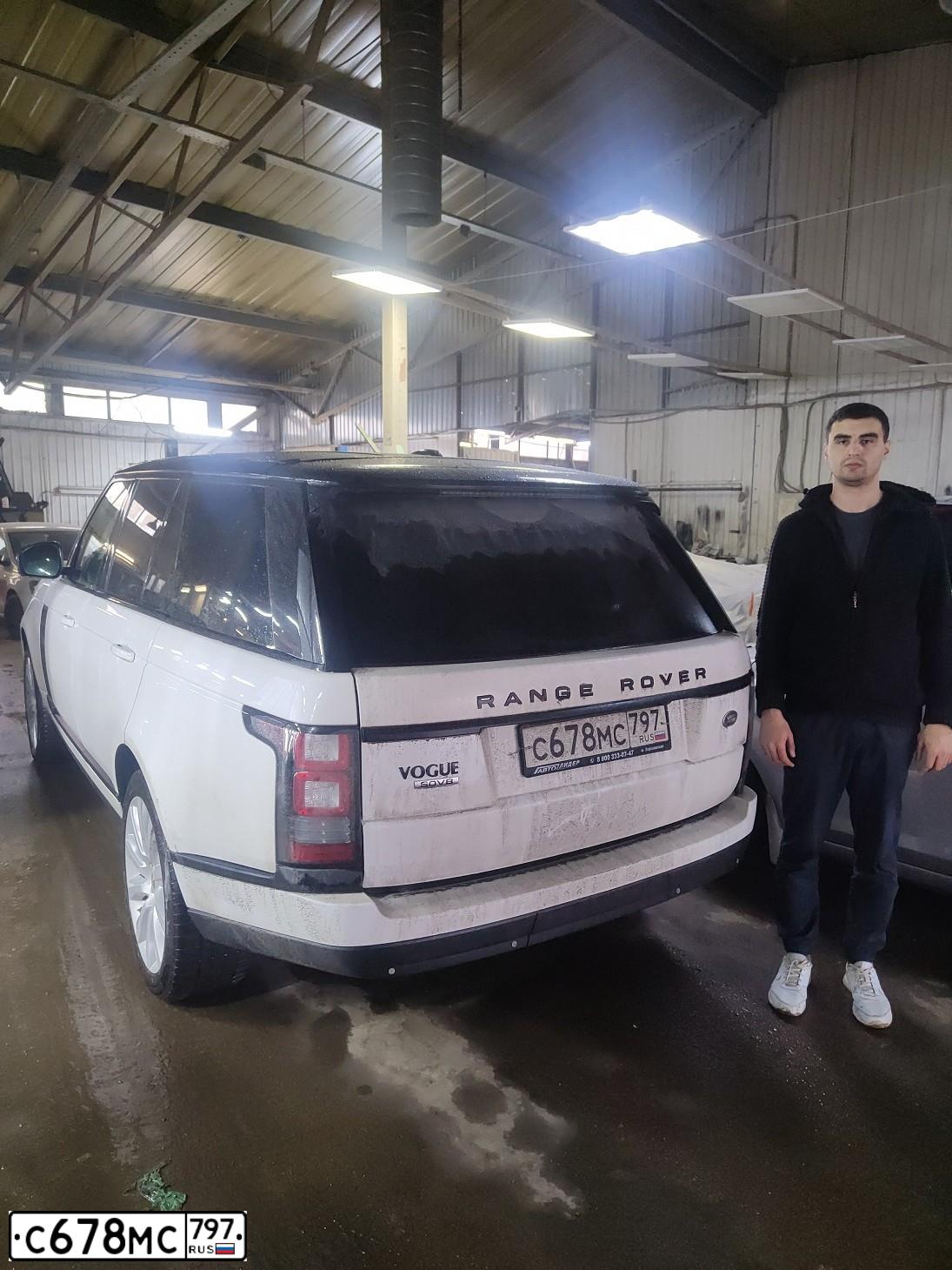 Фото автомобиля LANDROVER RANGE ROVER, 2015 — госномер С654КР97