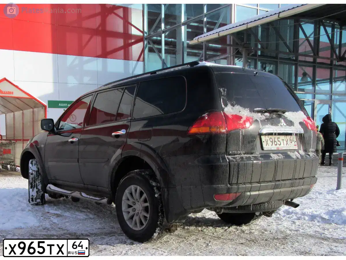 Фото автомобиля MITSUBISHI PAJERO SPORT, 2012 — госномер А071ВУ193. Цвет: ЧЕРНЫЙ