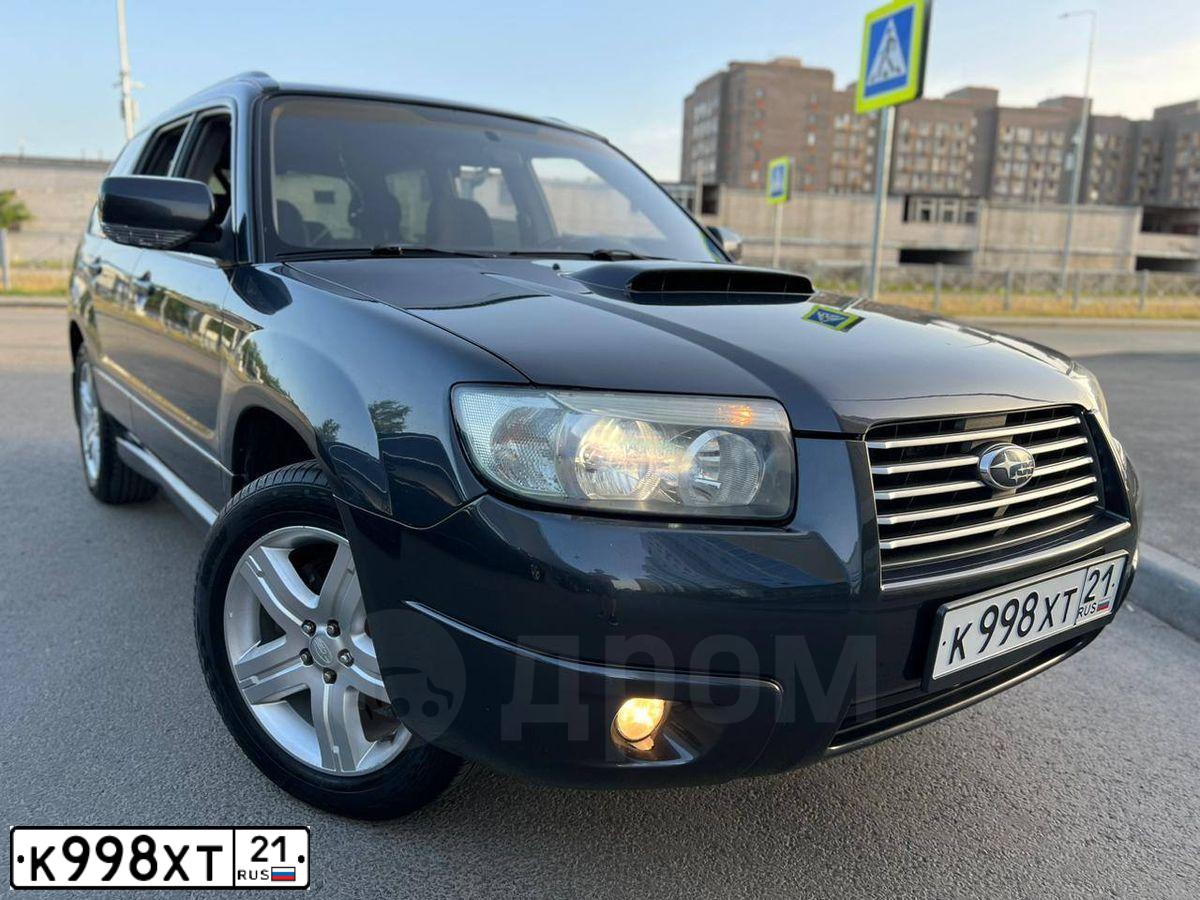 Фото автомобиля SUBARU FORESTER, 2007 — госномер К998ХТ21. Цвет: СЕРЫЙ