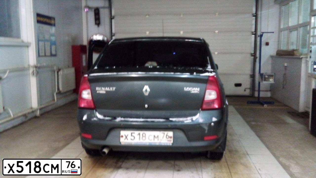 Фото автомобиля РЕНО SR, 2011 — госномер Н779ВР550. Цвет: ТЕМНО-СЕРЫЙ