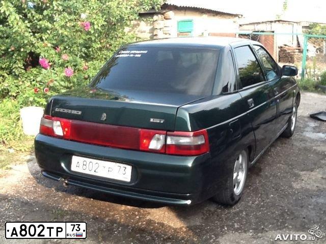 Фото автомобиля LADA 2110, 2003 — госномер К747ТК199. Цвет: ЗЕЛЕНЫЙ ТЕМНЫЙ