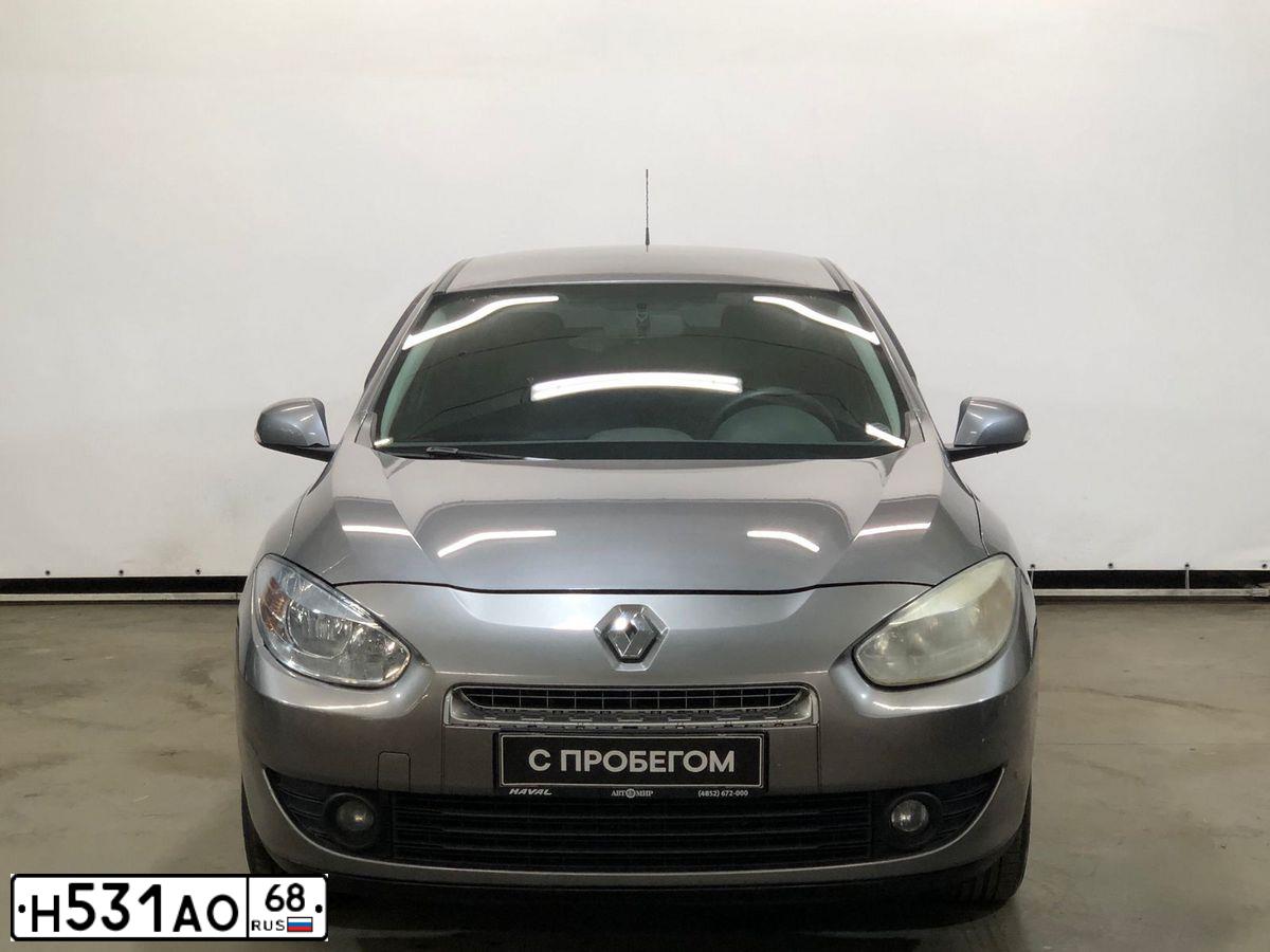 Фото автомобиля RENAULT FLUENCE, 2012 — госномер У878АС76. Цвет: Серый