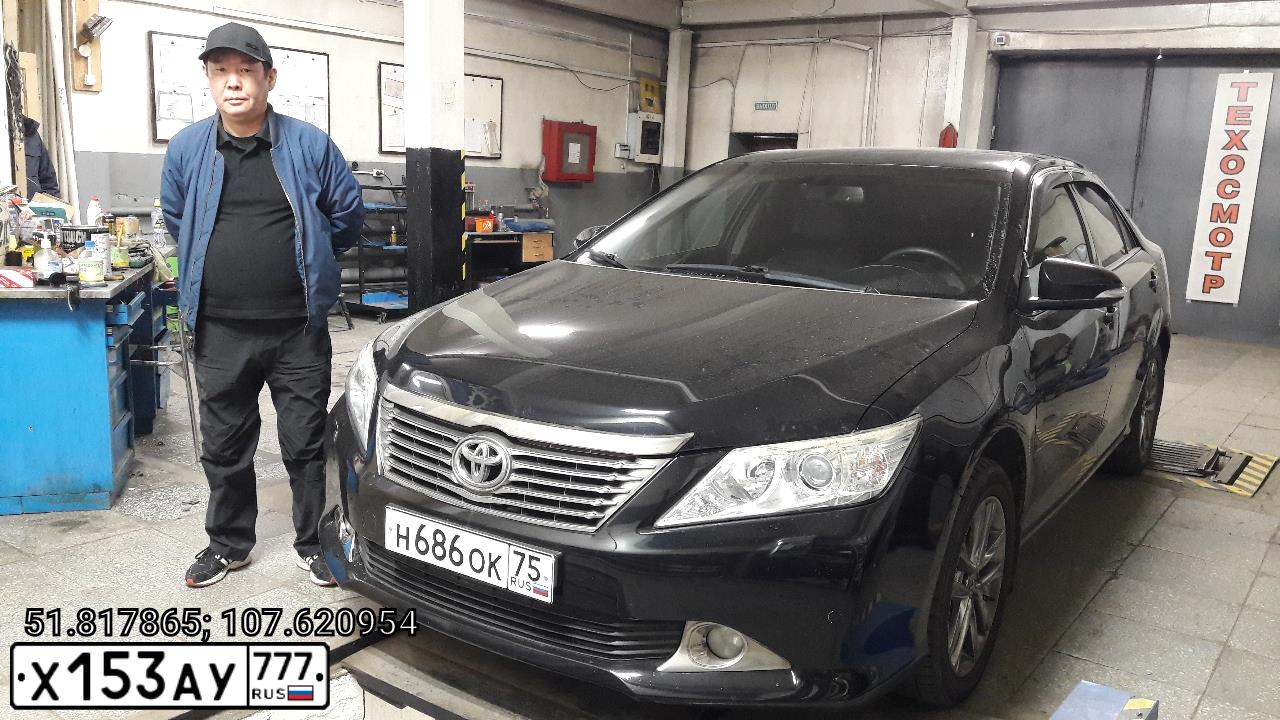 Фото автомобиля TOYOTA CAMRY, 2014 — госномер Р279НА03