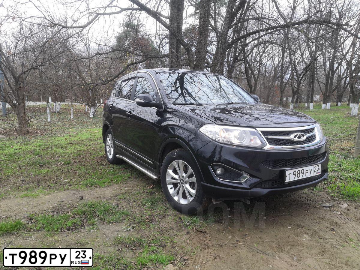Фото автомобиля CHERY T21, 2015 — госномер Т989РУ23. Цвет: ЧЕРНЫЙ