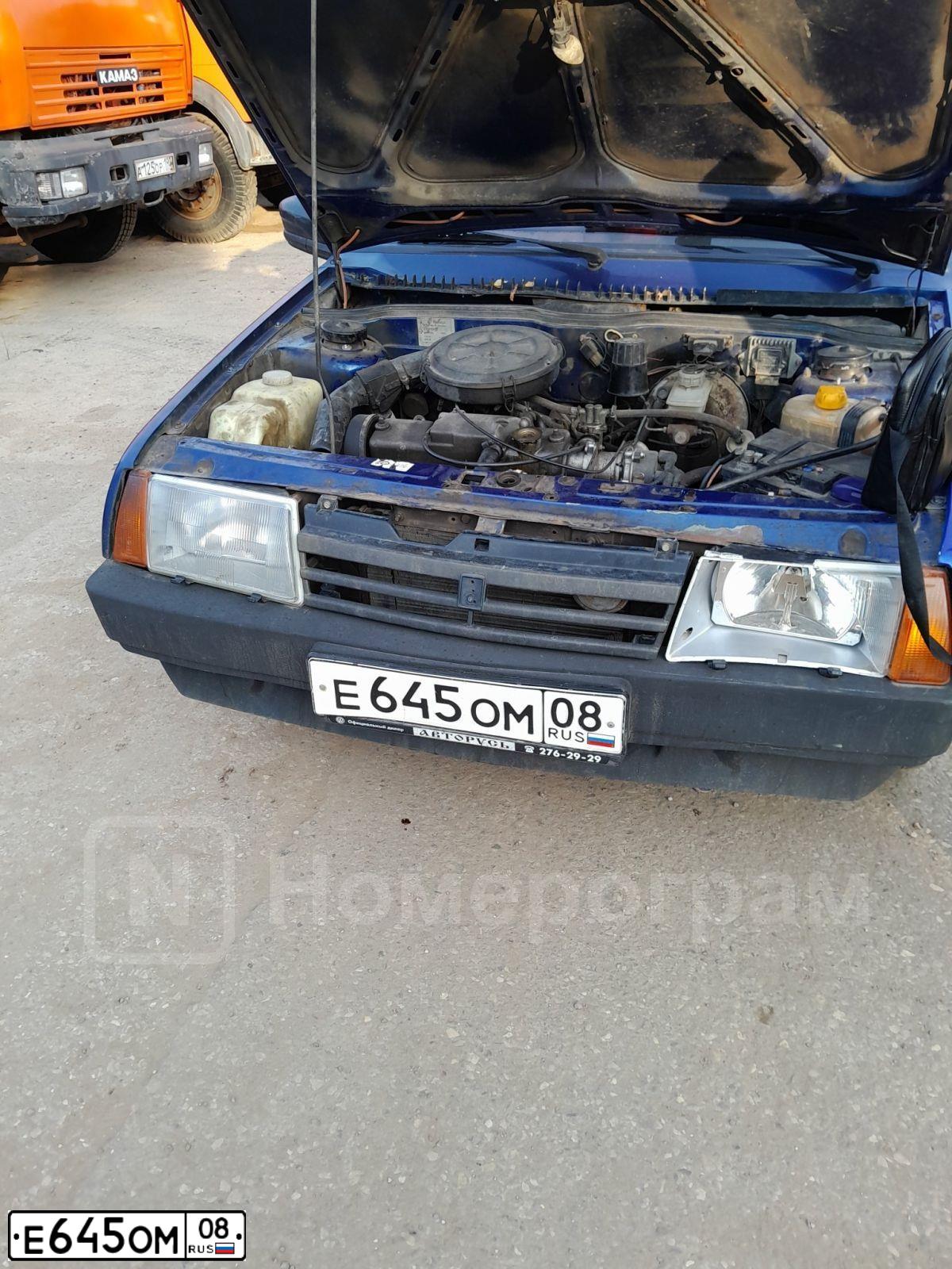 Фото автомобиля LADA 2109 SAMARA, 2003 — госномер К808КУ197. Цвет: СИНИЙ ЯРКИЙ