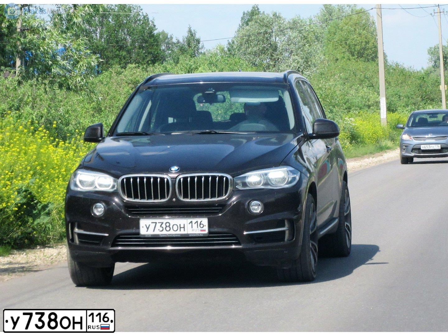 Фото автомобиля BMW X5, 2014 — госномер У738ОН116