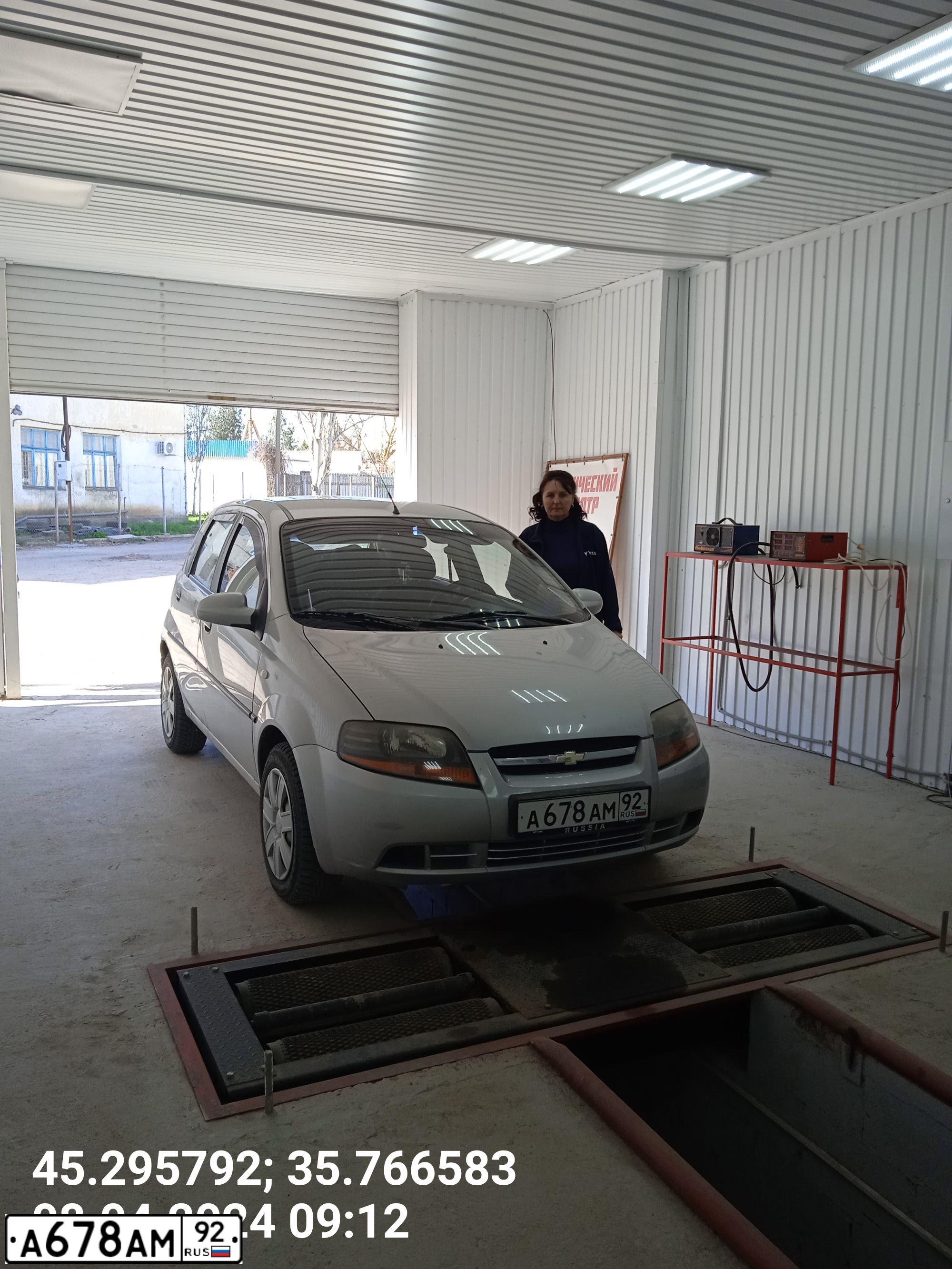 Фото автомобиля CHEVROLET AVEO, 2006 — госномер Н478ОН82