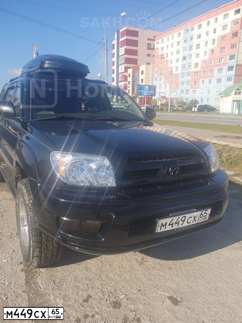 Фото автомобиля TOYOTA RUNNER, 2004 — госномер Н464НН14. Цвет: ЧЕРНЫЙ