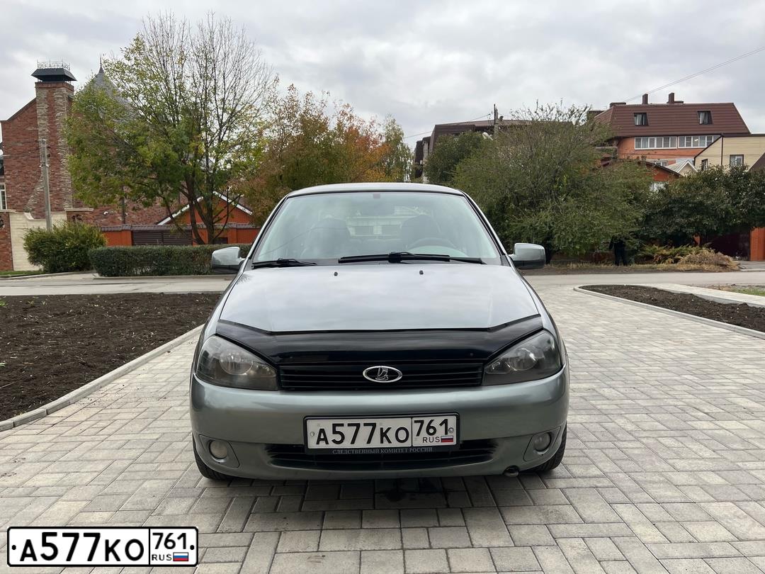 Фото автомобиля LADA 1118 KALINA, 2011 — госномер А577КО761. Цвет: ТЕМНО-СЕРЫЙ МЕТАЛЛИК