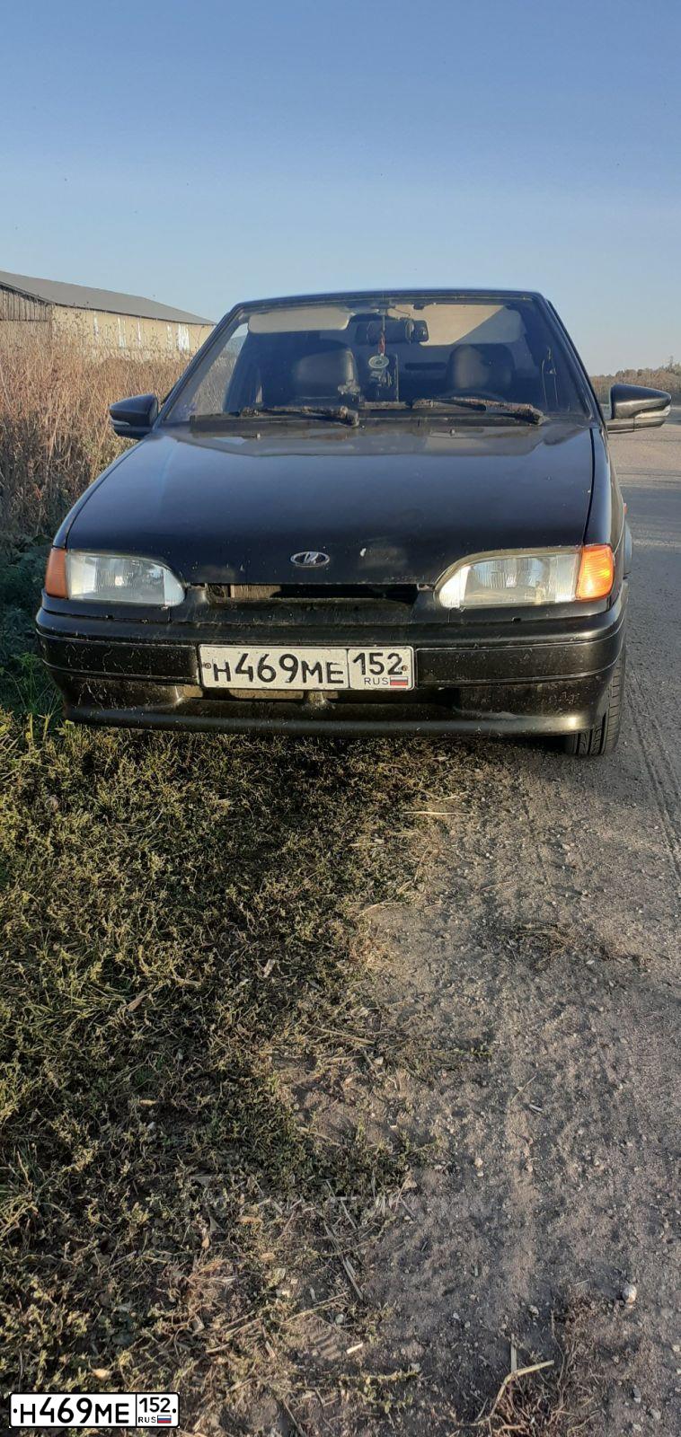 Фото автомобиля LADA 2114 SAMARA, 2011 — госномер Н469МЕ152. Цвет: СИНЕ-ЧЕРНЫЙ