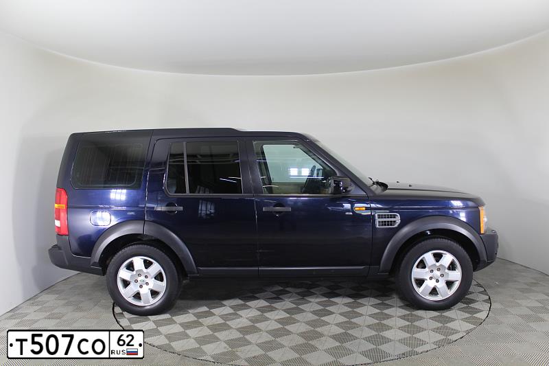 Фото автомобиля LANDROVER DISCOVERY, 2007 — госномер Т507СО62. Цвет: Темно-синий