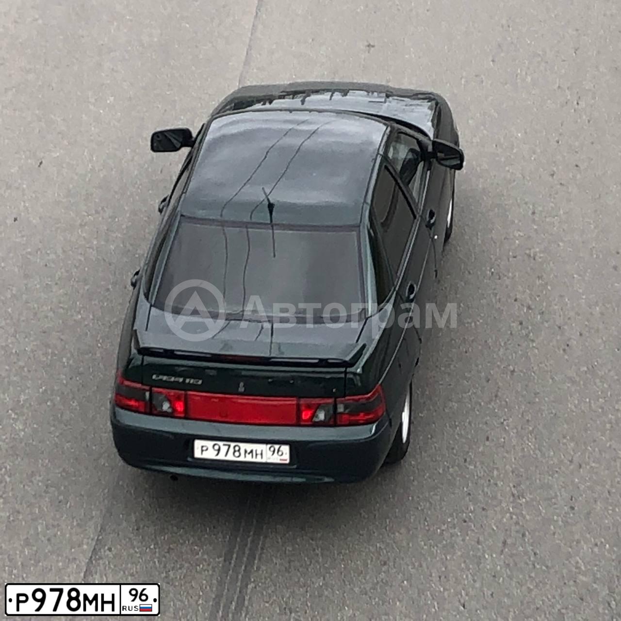 Фото автомобиля LADA 2110 LADA, 2004 — госномер Р978МН96. Цвет: Темно-зеленый