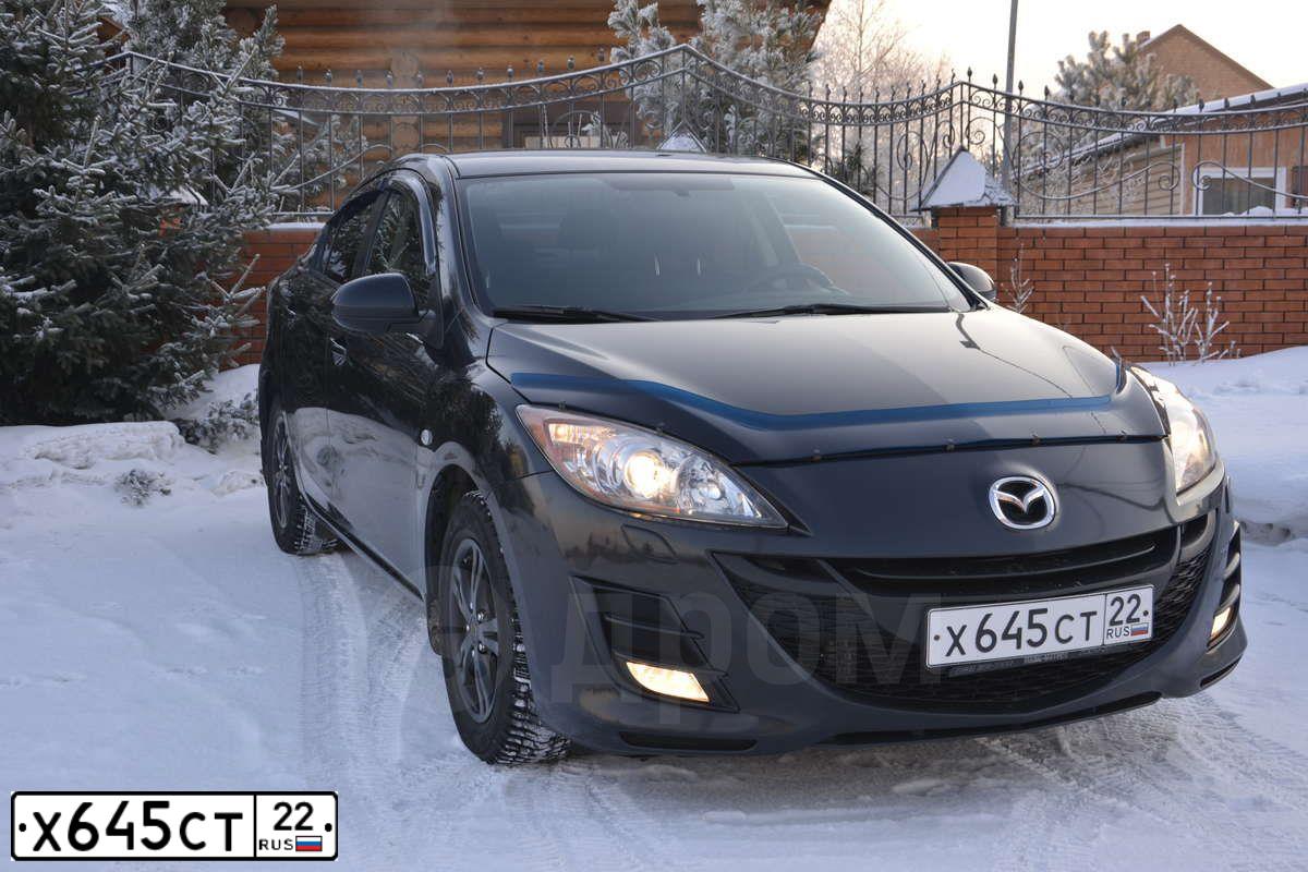 Фото автомобиля MAZDA 3, 2010 — госномер Х645СТ22. Цвет: ЧЕРНЫЙ