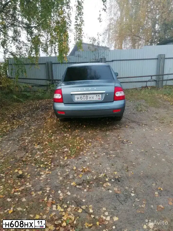 Фото автомобиля LADA PRIORA, 2008 — госномер Р490РН11. Цвет: СРЕДНИЙ СЕРО-ЗЕЛЕНЫЙ МЕТ.