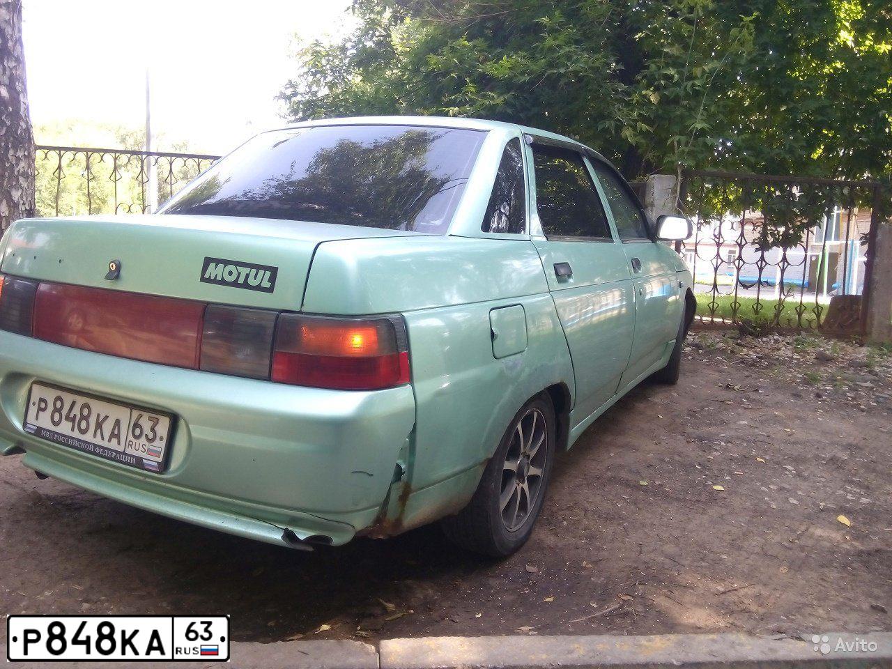 Фото автомобиля LADA 2110, 2003 — госномер Р848КА63. Цвет: СЕРЕБРИСТО-СЕРО-ЗЕЛЕНЫЙ