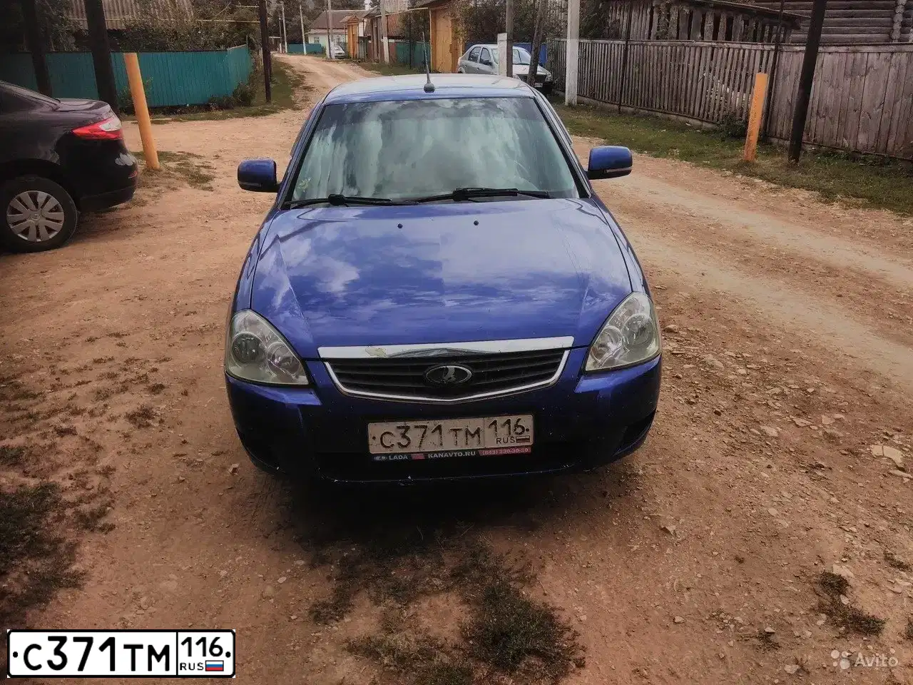 Фото автомобиля LADA 2172 PRIORA, 2012 — госномер С371ТМ116. Цвет: СИНИЙ