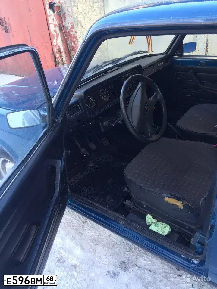 Фото автомобиля LADA 2107, 2004 — госномер Е596ВМ68. Цвет: Сине-зеленый