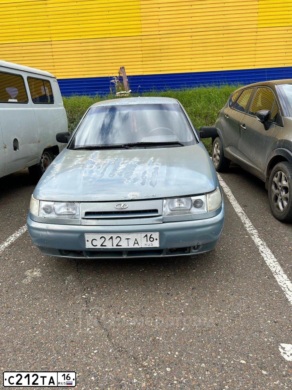 Фото автомобиля LADA 2112, 2003 — госномер С212ТА16. Цвет: ЗОЛОТИСТО-СЕРЫЙ
