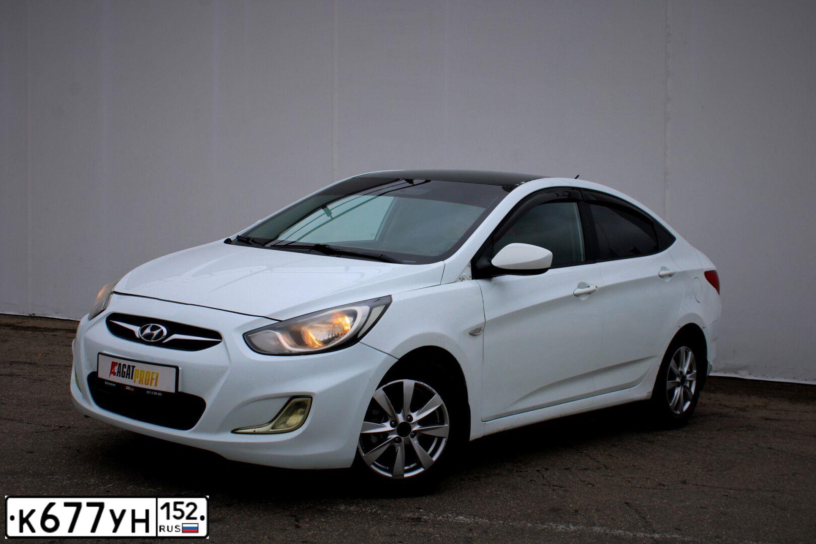Фото автомобиля HYUNDAI SOLARIS, 2013 — госномер Т198АУ58. Цвет: Белый