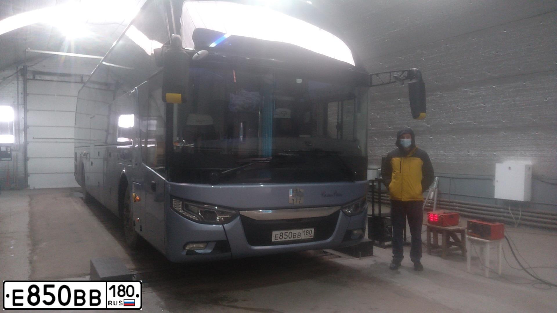 Фото автомобиля ZHONGTONG LCK6127H, 2023 — госномер Е850ВВ180