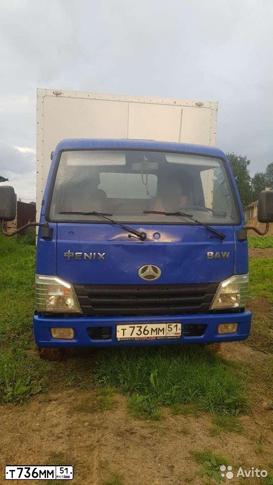 Фото автомобиля BAW FENIX 1044, 2012 — госномер Т736ММ51. Цвет: синий