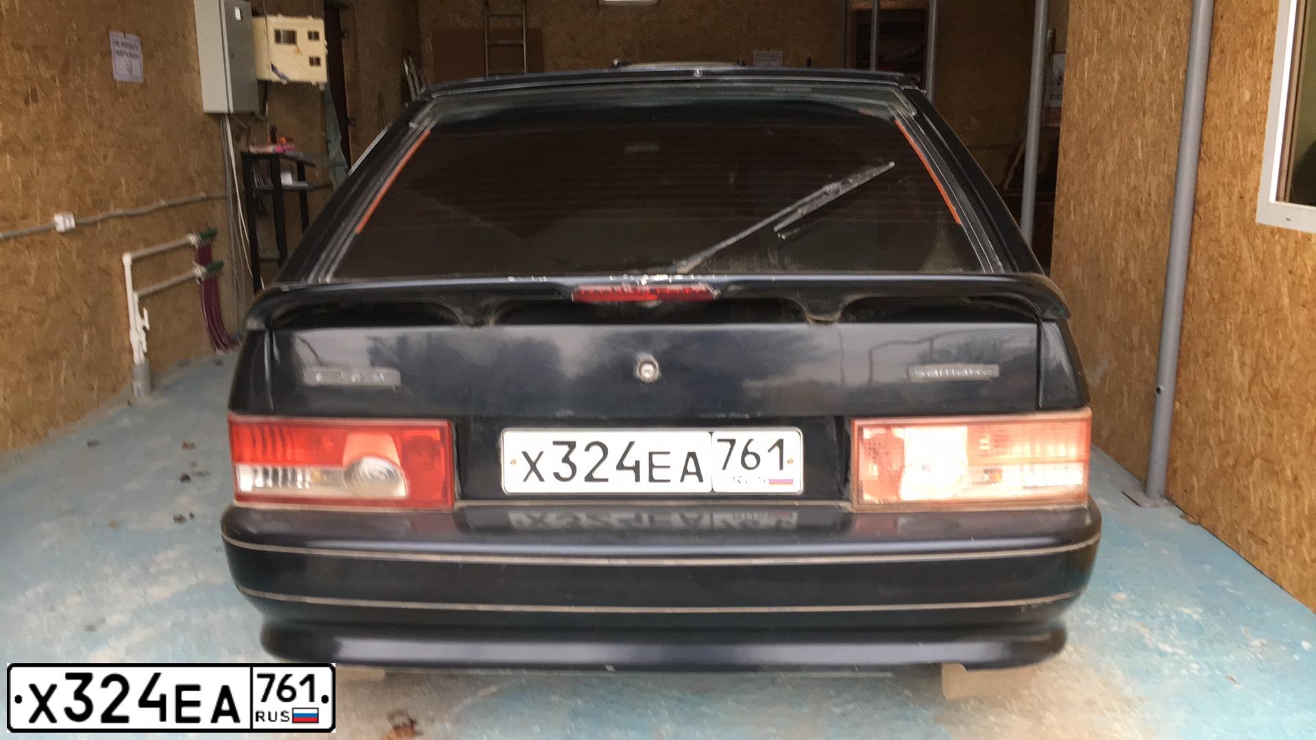 Фото автомобиля LADA 2114 SAMARA, 2009 — госномер А416ЕС34. Цвет: СИНЕ-ЧЕРНЫЙ