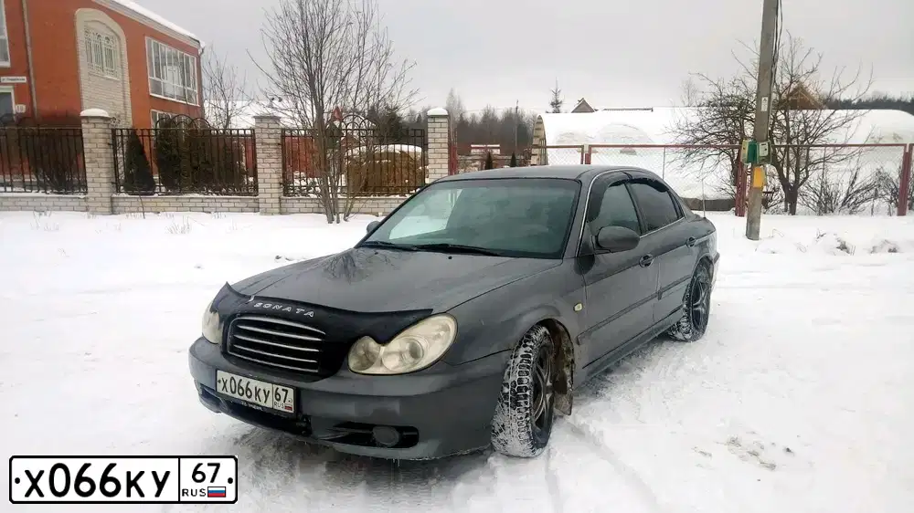Фото автомобиля HYUNDAI SONATA, 2005 — госномер В191РН790