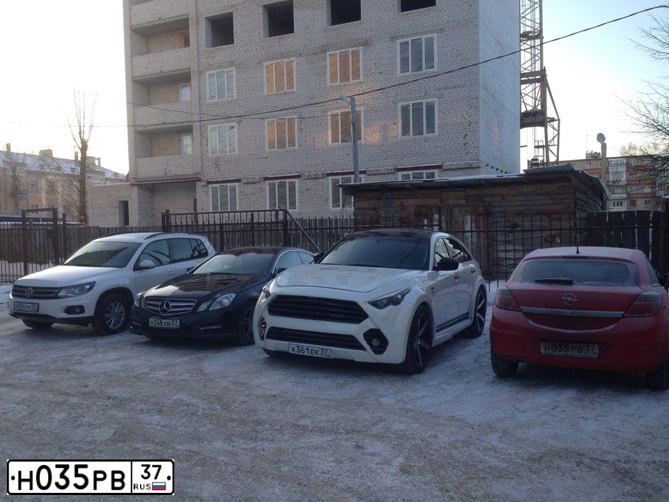 Фото автомобиля OPEL ASTRA, 2010 — госномер Н035РВ37. Цвет: КРАСНЫЙ