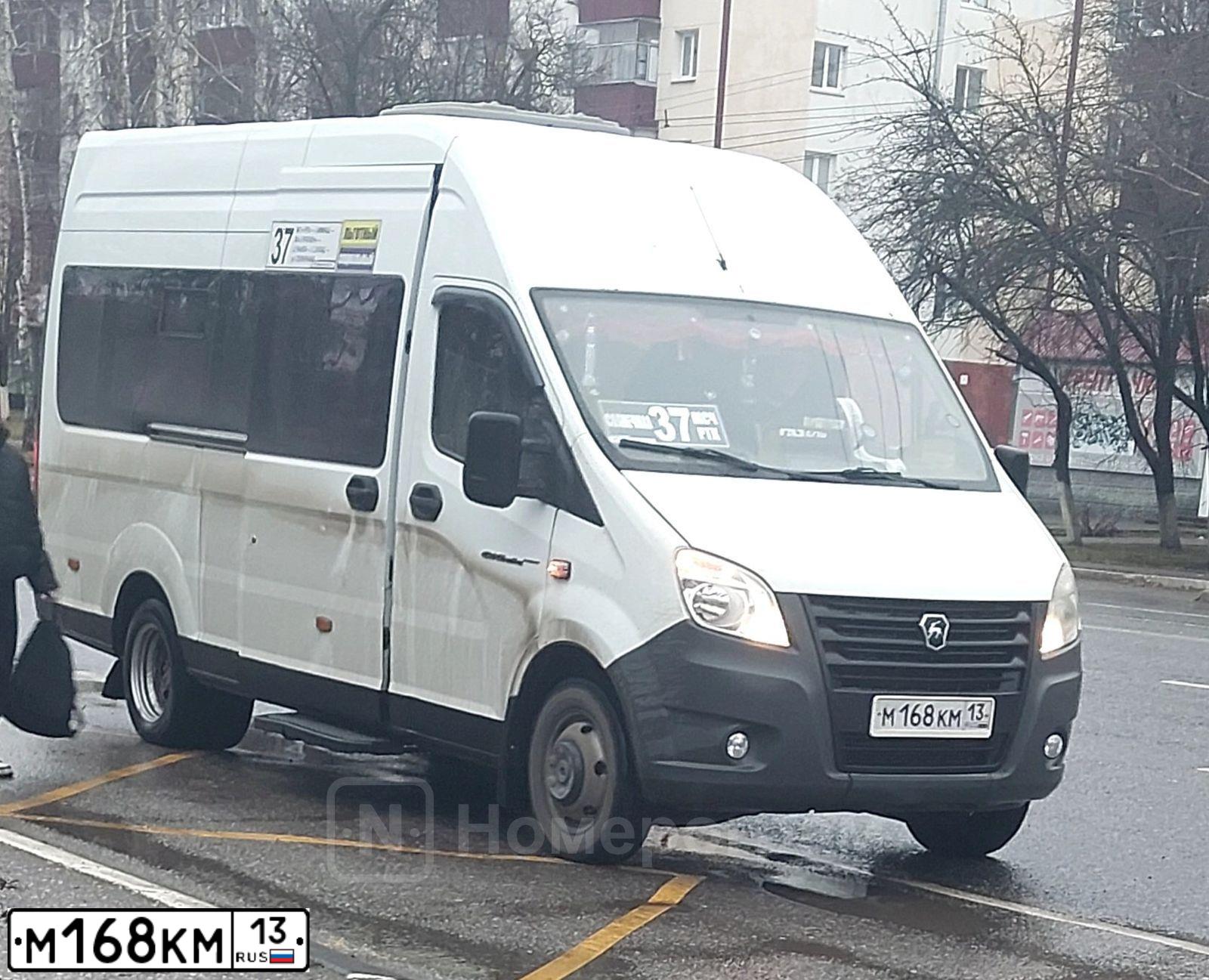 Фото автомобиля GAZ EL NEXT, 2017 — госномер М168КМ13. Цвет: Белый