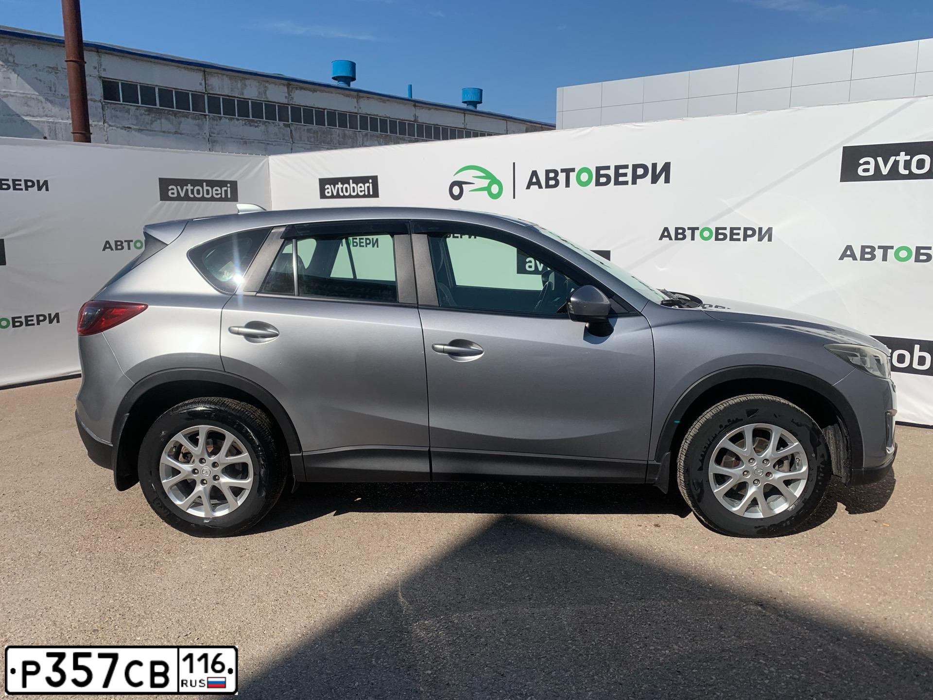 Фото автомобиля MAZDA CX-5, 2012 — госномер Р408ОТ716. Цвет: Серебристый
