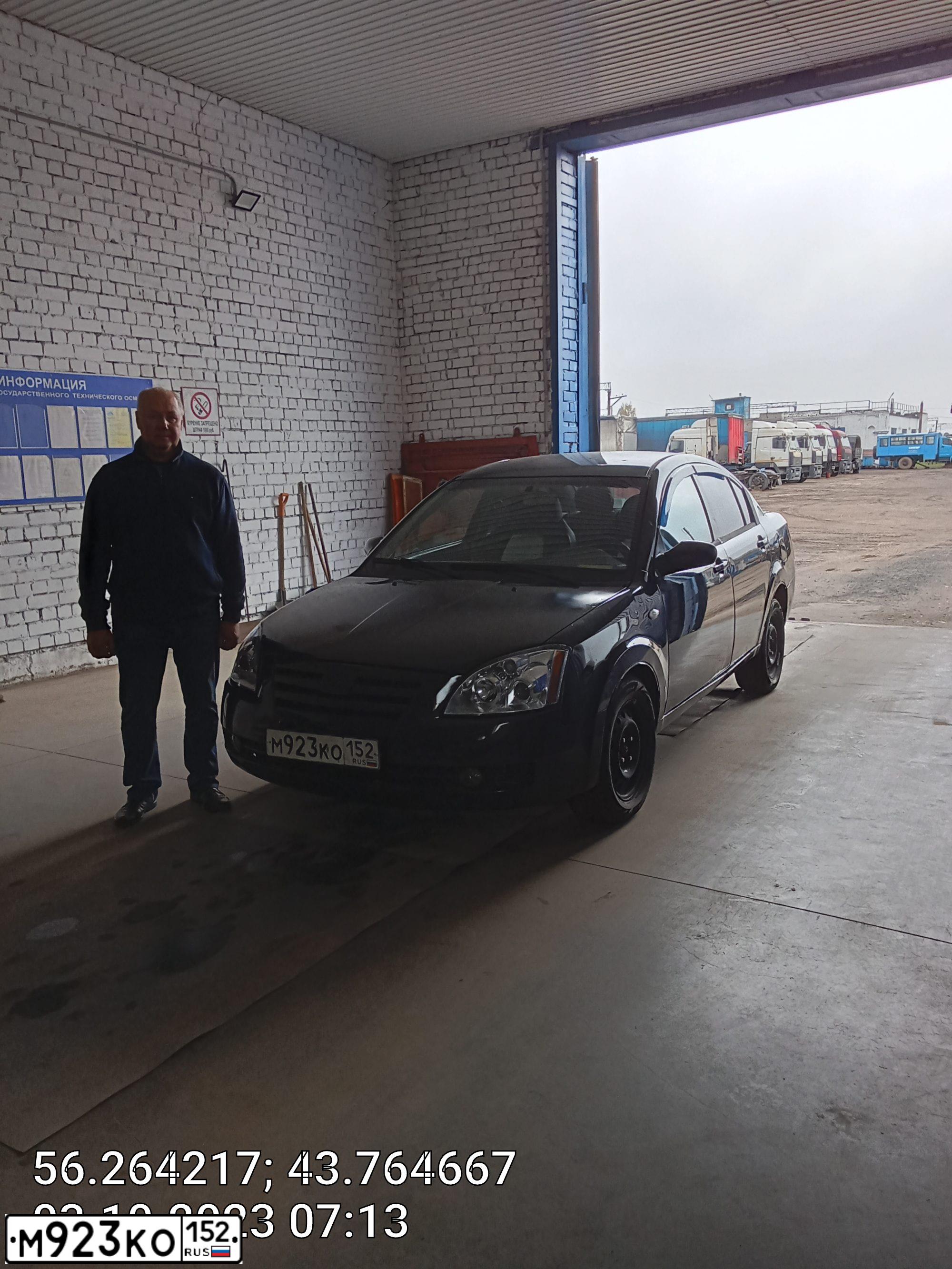 Фото автомобиля TAGAZ VORTEX ESTINA, 2009 — госномер М923КО152. Цвет: ЧЕРНЫЙ
