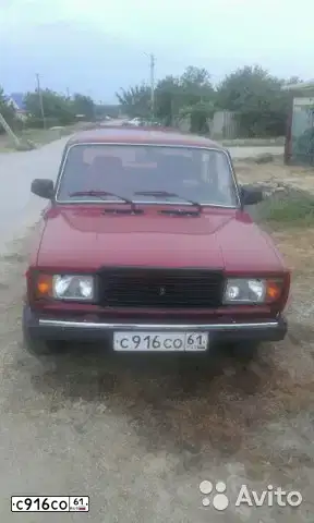 Фото автомобиля LADA 2107 LADA, 2007 — госномер С916СО61. Цвет: ВИШНЕВЫЙ