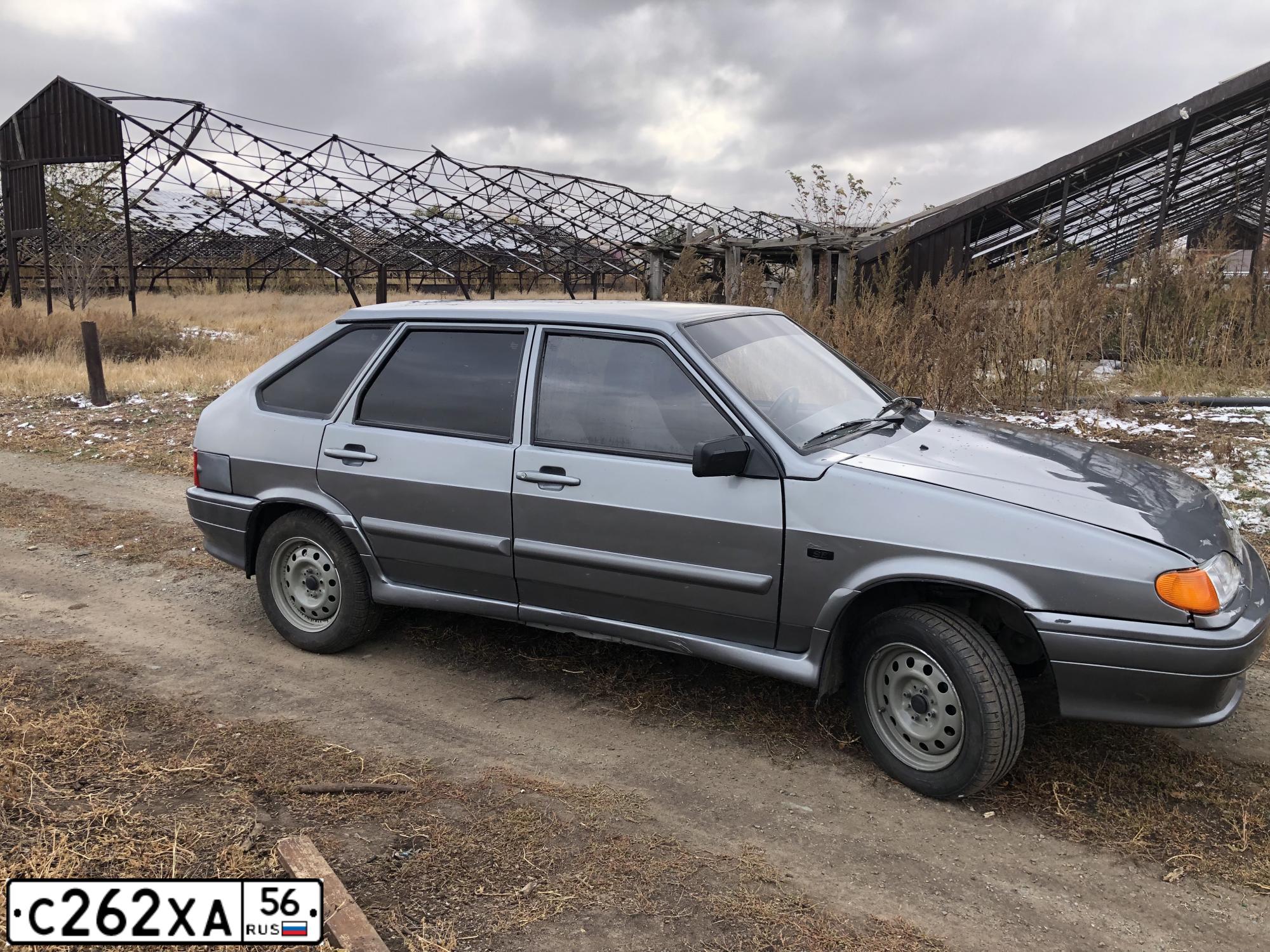 Фото автомобиля LADA 2114 SAMARA, 2011 — госномер А696ОО156. Цвет: средний серо-зеленый металлик