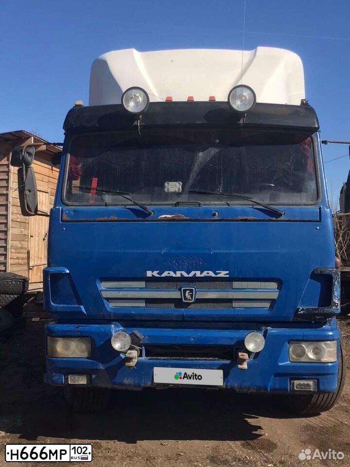 Фото автомобиля KAMAZ 65117 /6X4/, 2012 — госномер Н666МР102. Цвет: СИНИЙ