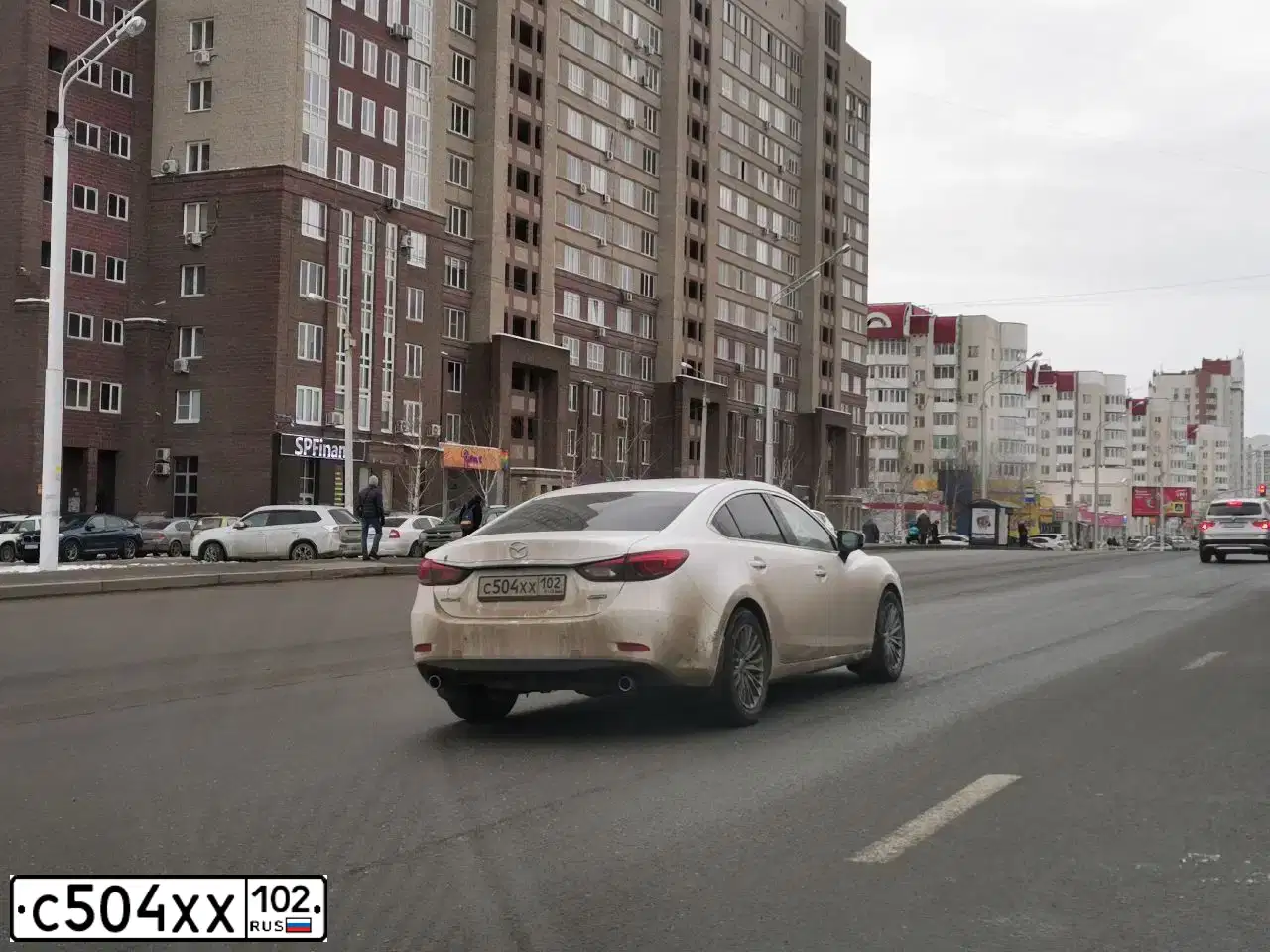 Фото автомобиля MAZDA 6, 2016 — госномер С504ХХ102. Цвет: БЕЛЫЙ ПЕРЛАМУТР