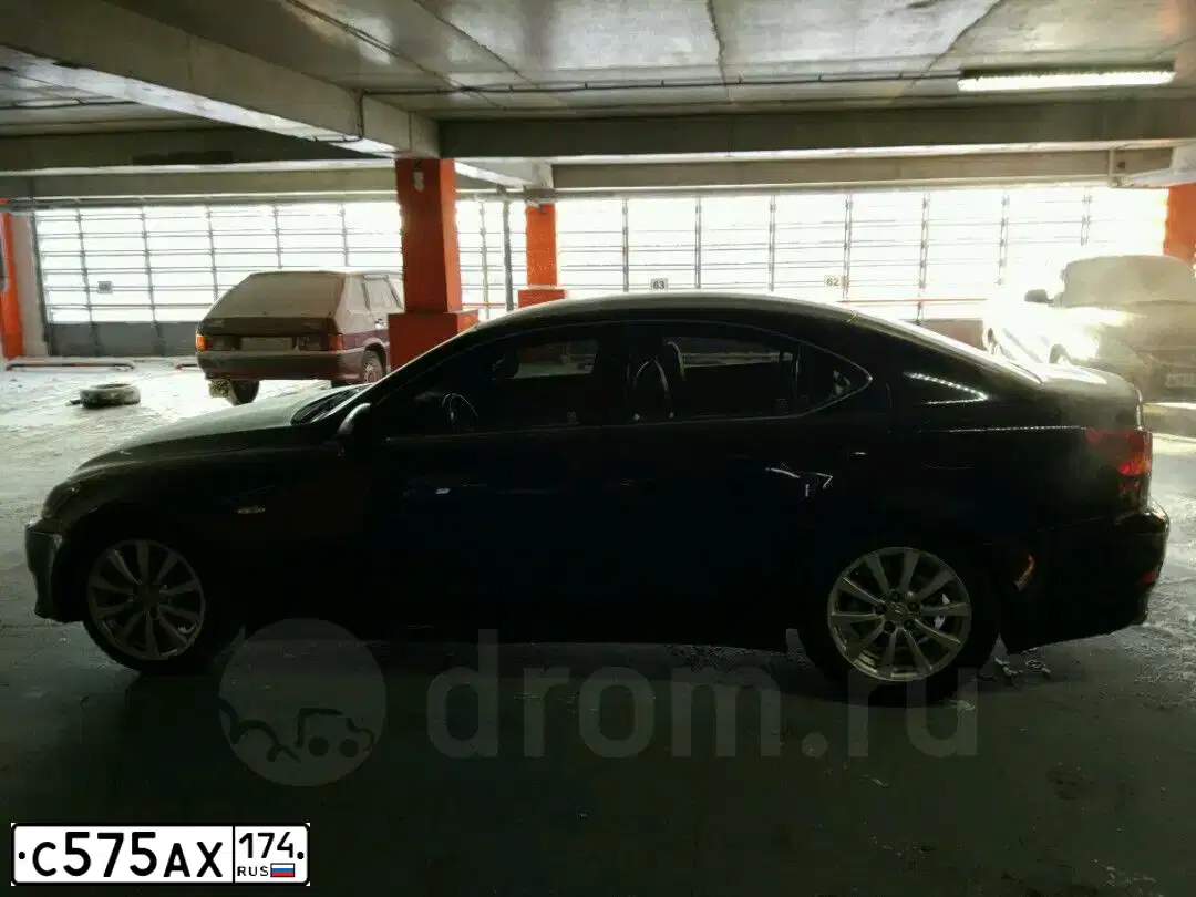 Фото автомобиля LEXUS IS, 2007 — госномер С575АХ174. Цвет: ЧЕРНЫЙ
