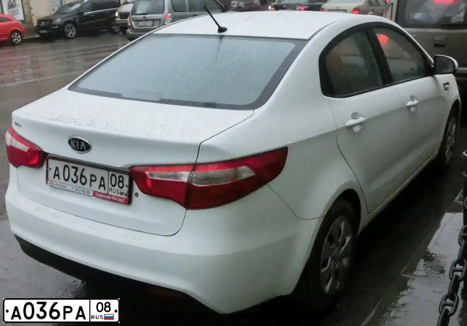 Фото автомобиля LADA 1119 KALINA, 2007 — госномер А635СО09. Цвет: ТЕМНО СЕРЫЙ МЕТАЛЛИК