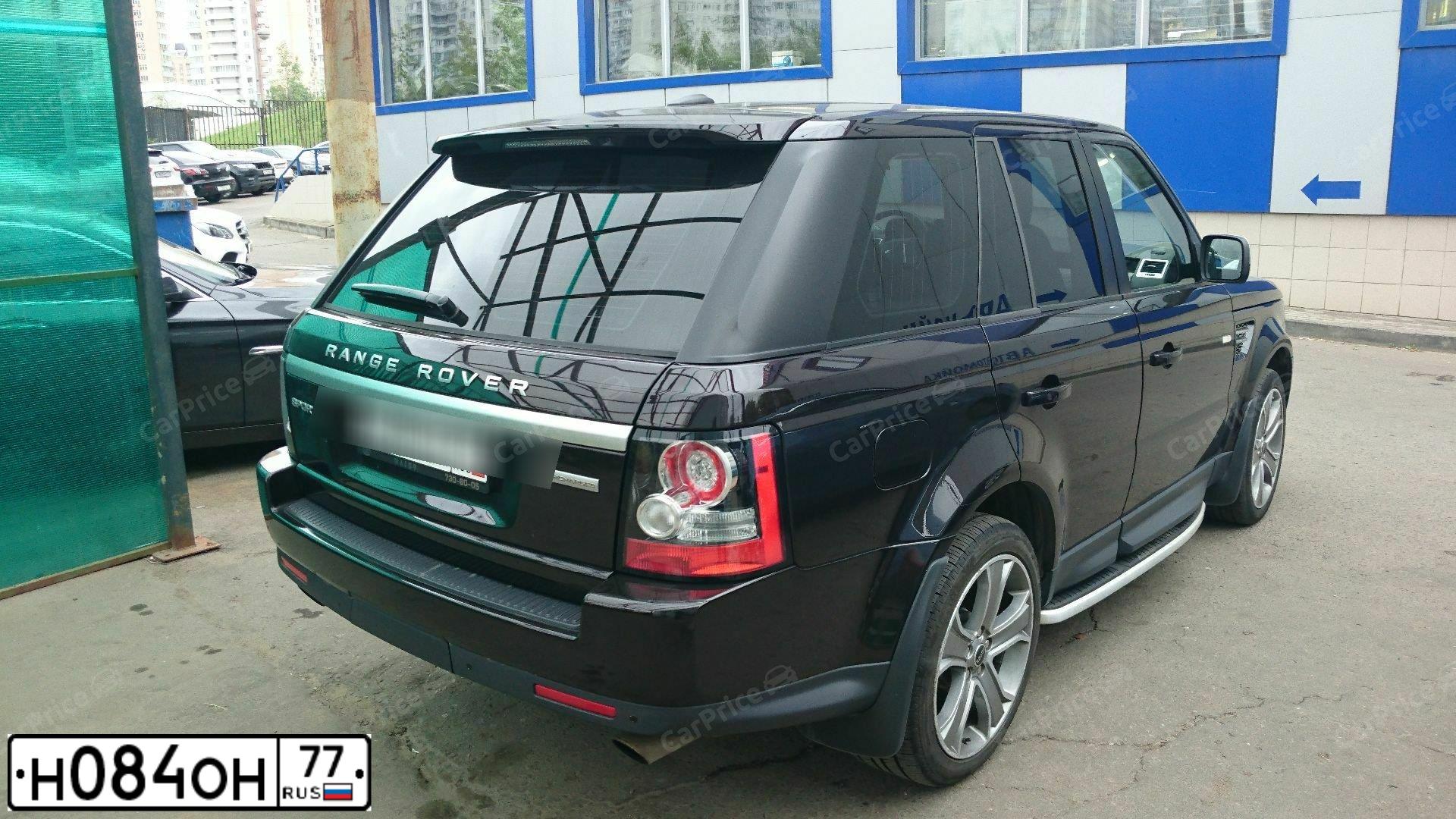 Фото автомобиля LANDROVER RANGE ROVER SPORT, 2012 — госномер Х513АВ154. Цвет: КОРИЧНЕВЫЙ ТЕМНЫЙ