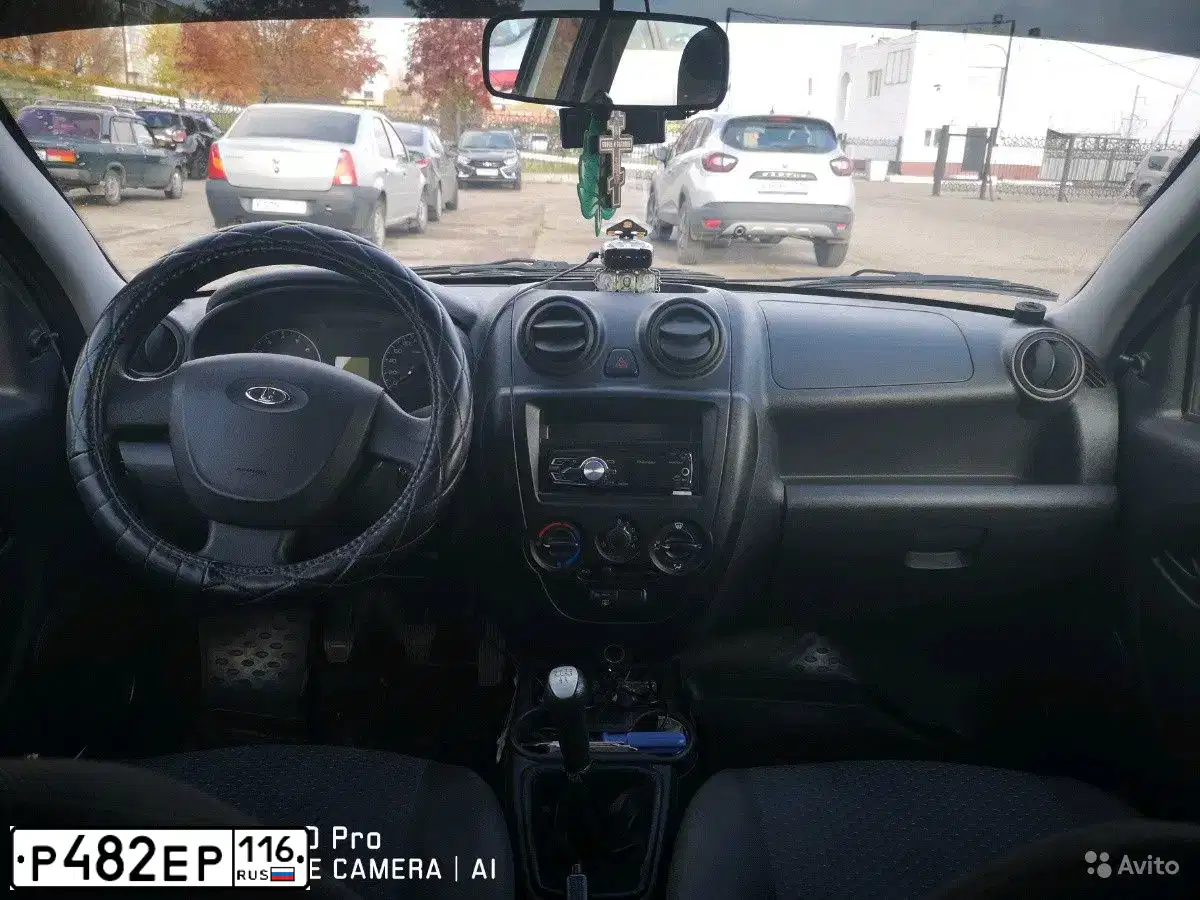 Фото автомобиля LADA GRANTA, 2012 — госномер С919ЕА716. Цвет: Белый