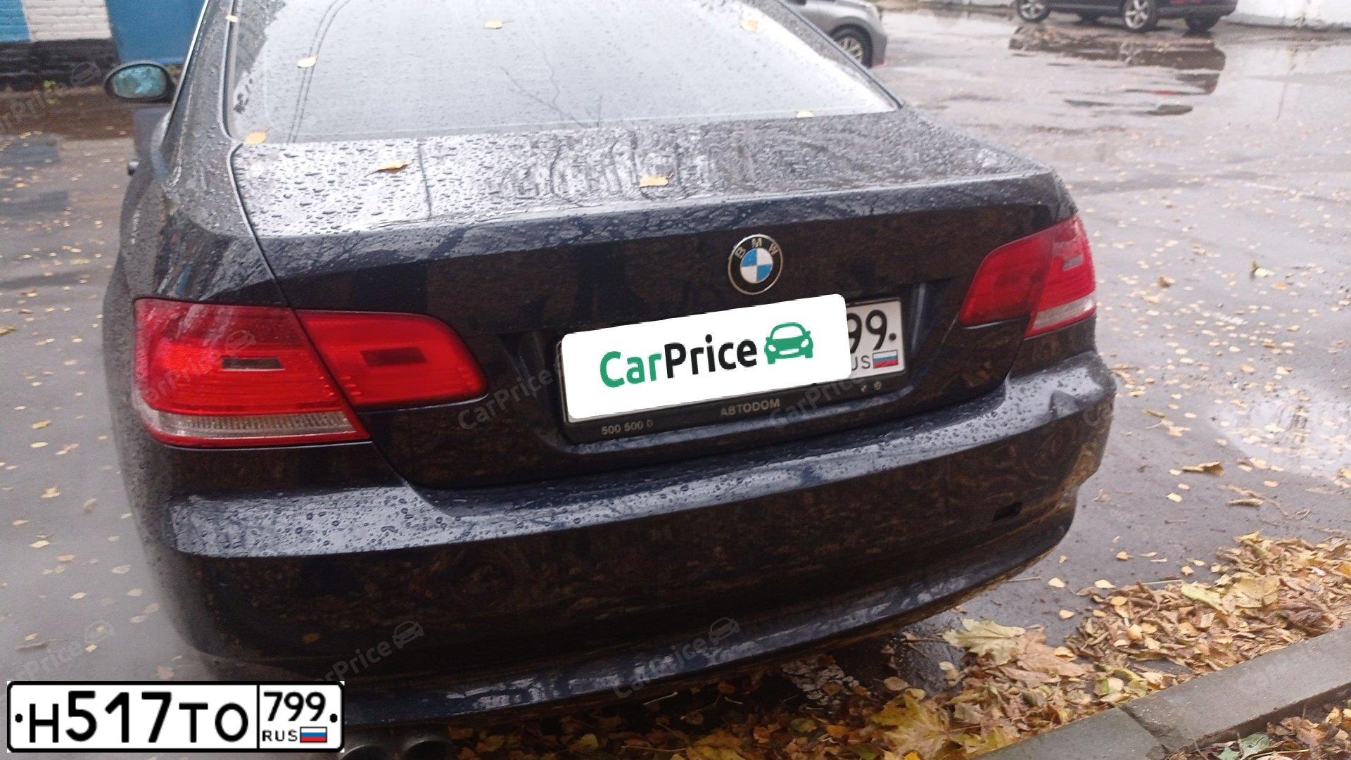 Фото автомобиля BMW 325, 2008 — госномер М166ЕВ977. Цвет: Темно-синий