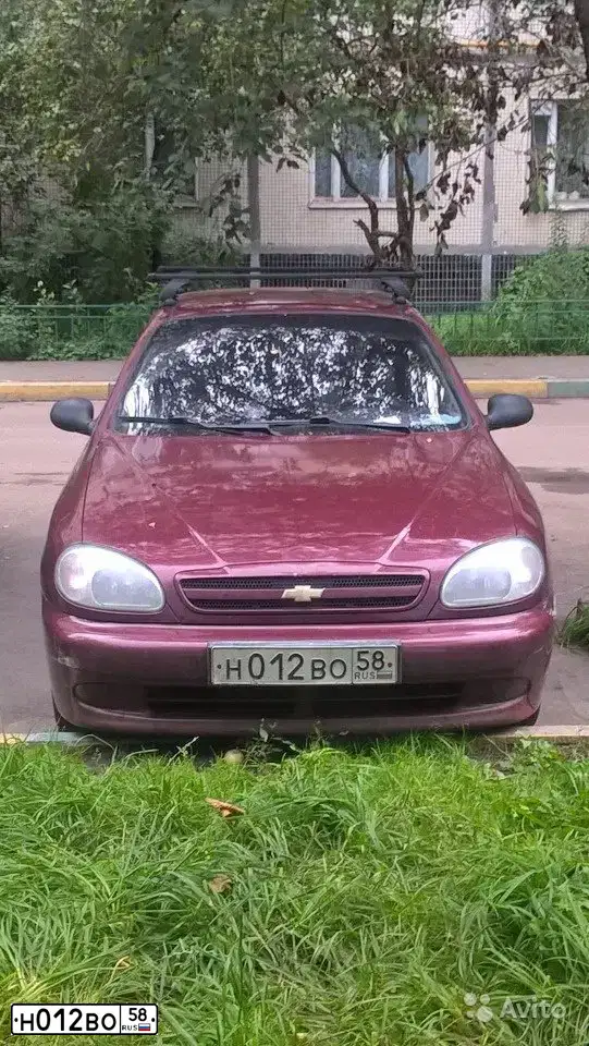 Фото автомобиля ZAZ LANOS, 2008 — госномер А109ВН550. Цвет: ВИШНЕВЫЙ